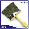 ColorRun thicken wood handle natural bristle mixed with tarpered filament dust brush